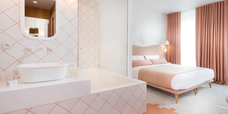 Hotel le Lapin Blanc, Pariisi Hotel le Lapin Blanc – moderni ja tyylikäs hotelli Latinalaiskorttelissa Pariisissa
